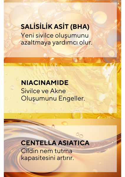 Yağlı ve Akneye Eğilimli Ciltler Için Salisilik Tonik Niacinamide, Sitrik Asit, Zinc Pca Özlü 200 ml fırsatları
