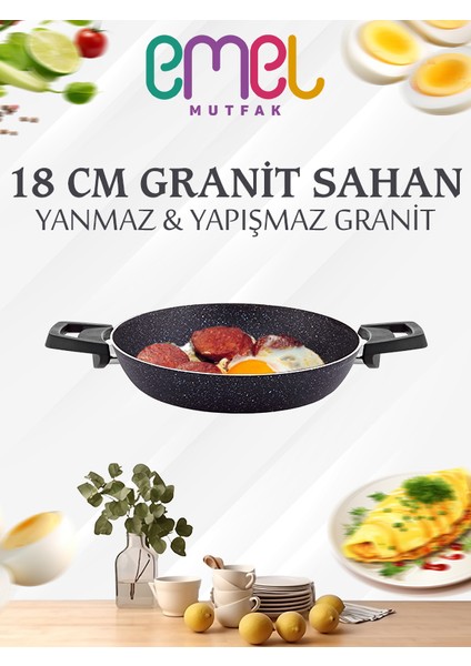 18 cm Granit Omlet Tavası