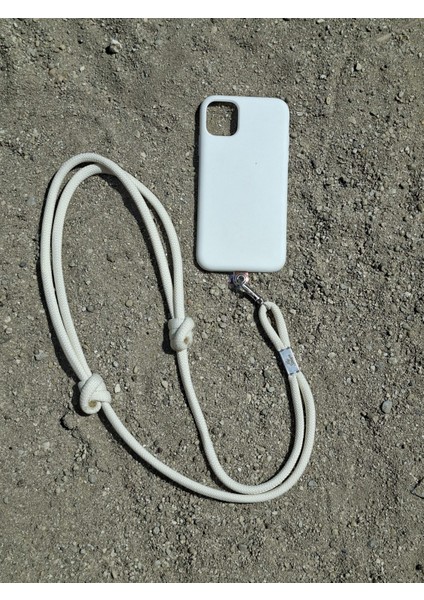 EKRU PARACORD TELEFON ASKISI CROSSBODY(AYARLANABİLİR) TÜM KILIFLARA UYUMLU fırsatları