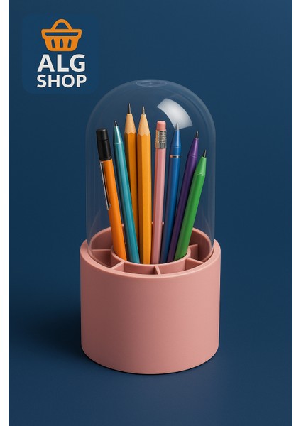 Şeffaf Kapaklı Organizer Makyaj Malzemesi Kalem Diş Fırçası Düzenleyici fırsatları