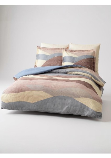 Moderno Wave Ranforce Nevresim Takımı – Çift Kişilik, %100 Pamuk, Yumuşak fiyatları