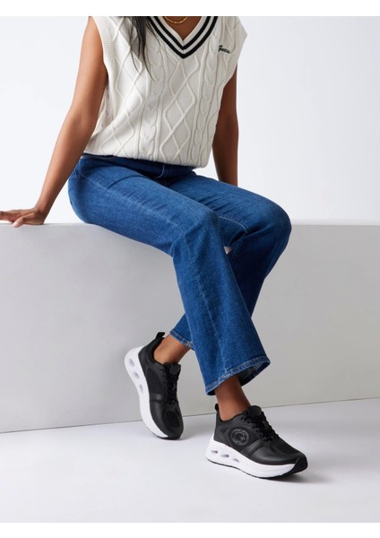 Sebass Kadın Siyah Sneaker FLTSEBELE12-BLACK modelleri