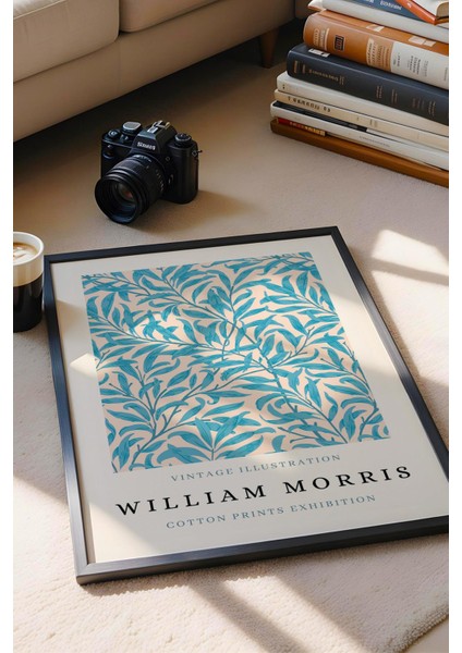 William Morris Pamuk Baskı Sergisi Afişi Çerçeveli Tablo - Eklektik Tarz Duvar Dekoru fiyatları