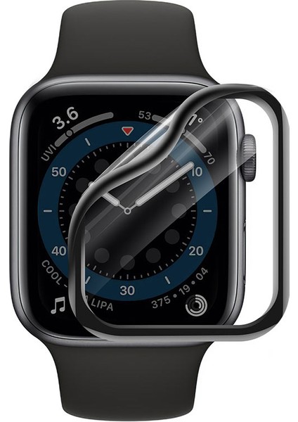 Apple Watch Series 11 46MM 42MM / Se 3 44MM 40MM / Ultra 3 49MM Ekran Koruyucu Şeffaf Polymer Nano Ppm Ekran Filmi Kavisli Tam Kaplayan modelleri
