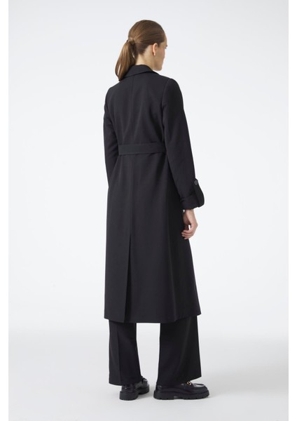 Gömlek Yaka Kemerli Kol Detaylı Trençkot indirimleri