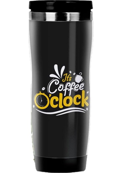 Gift Coffee Tasarımlı Çelik Termos Bardak