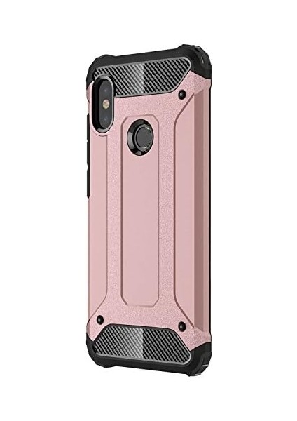 Xiaomi Redmi Note 6 Pro Için Kılıf Rugged Armor Rose Gold [redmi Note 6 Pro ile Uyumlu Kılıf - Rose Gold] modelleri