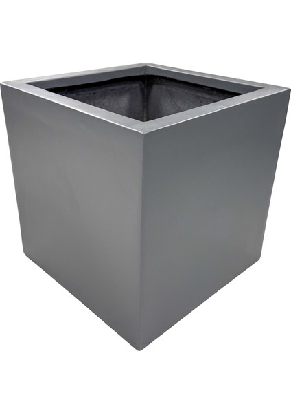 Fiber Saksı Kare Antrasit 40X40 Cm. modelleri