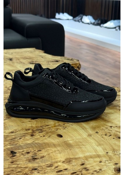 1074 Cam Kırığı Hakiki Deri Erkek Sneakers