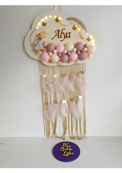 Bubble Ledli Bulut Bebek Kapı Süsü fiyatları