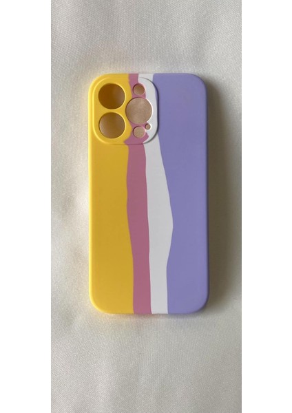 13 Pro Kılıf Rainbow Çok Renkli Desenli Lansman Kapak (Rainbow2)