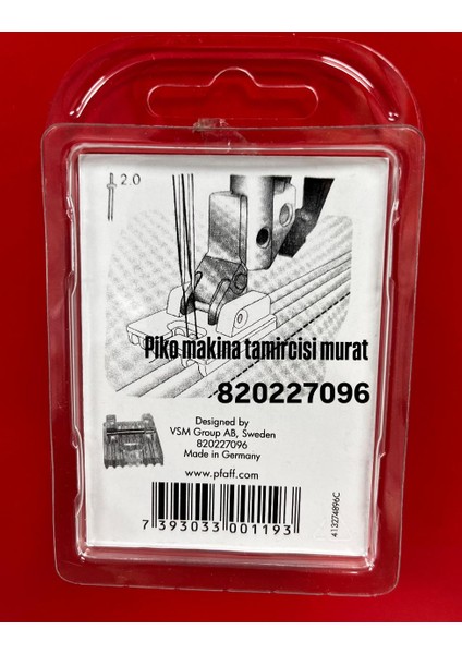 820227096 Nervür Ayağı 7 Kanallı uyumlu Modeller için Açıklama Bakınız.... modelleri