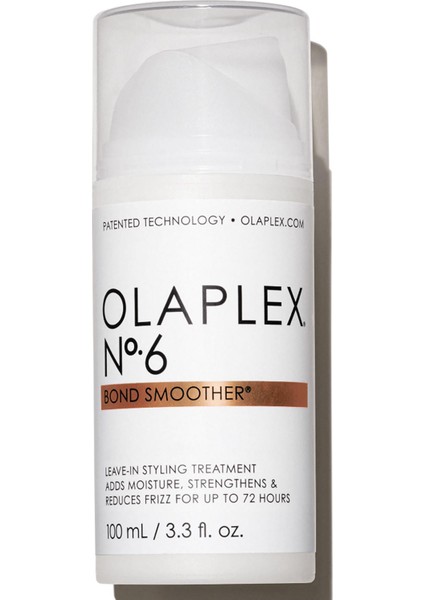 No.6 Bond Smoother Elektriklenme Karşıtı Şekillendirici Saç Kremi 100ML