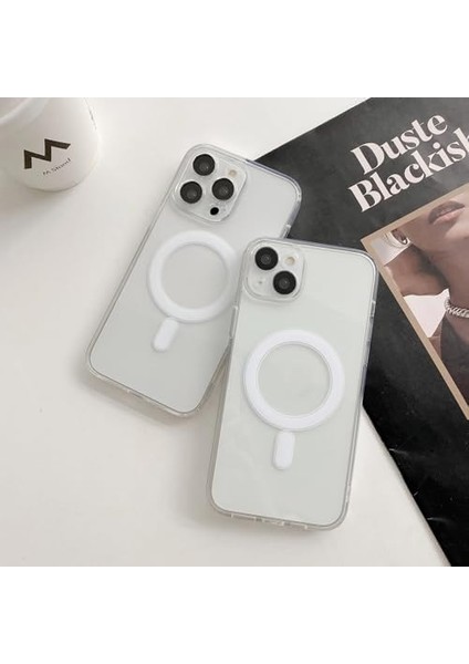 Apple iPhone 15 Uyumlu Şeffaf Kablosuz Wireless Şarj Özellikli Kılıf 15 (6.1') Şeffaf Silikon 0.2mm Wireless Clear Kılıf, Transparent iPhone 15 Kılıfı Şeffaf fiyatları