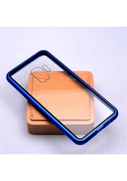 Samsung Galaxy S9 ile Uyumlu Devrim Mavi Cep Telefonu Kılıfı