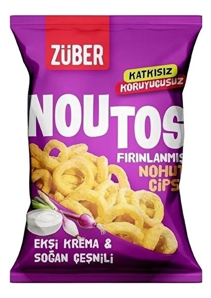 Fırınlanmış Nohut Cips Ekşi Krema & Soğan Çeşnili - Hafif ve Lezzetli Atıştırmalık