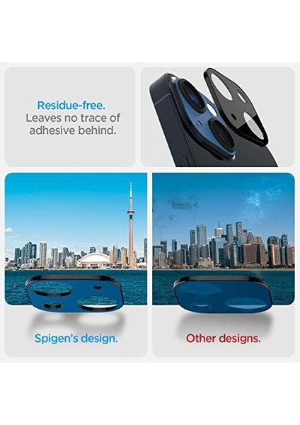 iPhone 14 / 14 Plus Kamera Lens Camı Koruyucu Glas.tr Optik (2 Adet) Black - AGL05274 modelleri