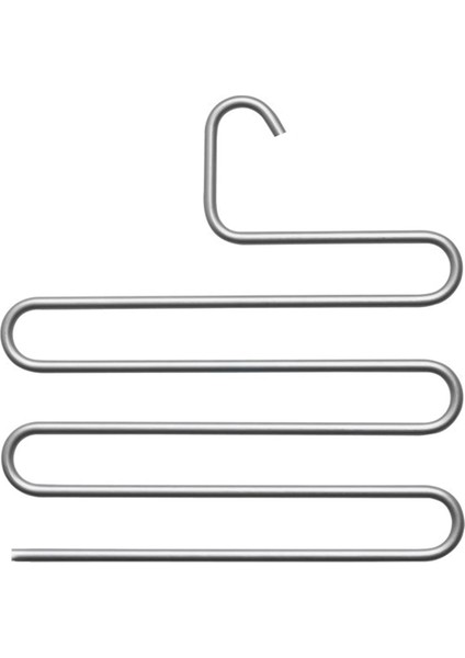 Dolap Içi 5 Kat Katlı Pantolon Eşarp Şal Askısı, Çok Renkli, Medium