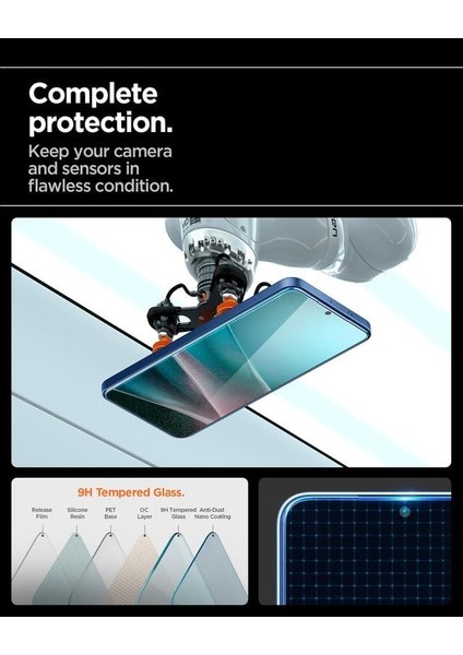 Galaxy S25 Edge Cam Ekran Koruyucu Kolay Kurulum Glas.tr Ez Fit Pro Hd - AGL09411 modelleri