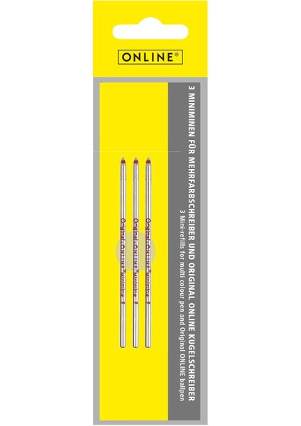 Short Refill 3 Lü Set M Red