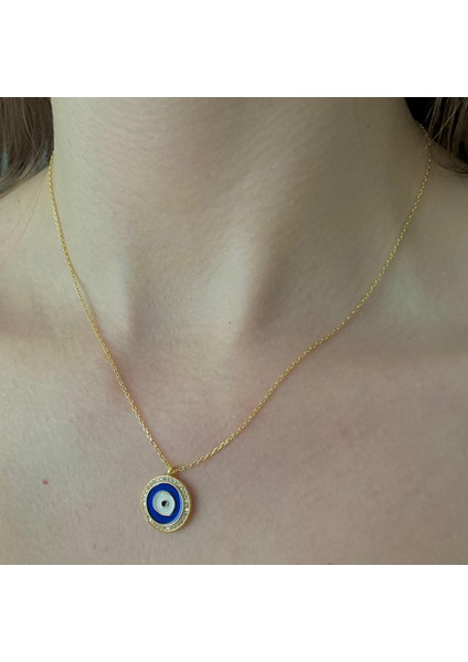 Mineli Nazar Boncuk Gümüş Kolye fiyatları