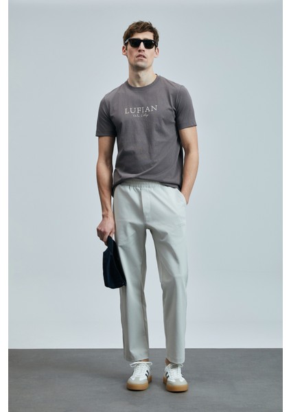 Erkek Love Modern Grafik T-Shirt 111020238 Vizon fiyatları