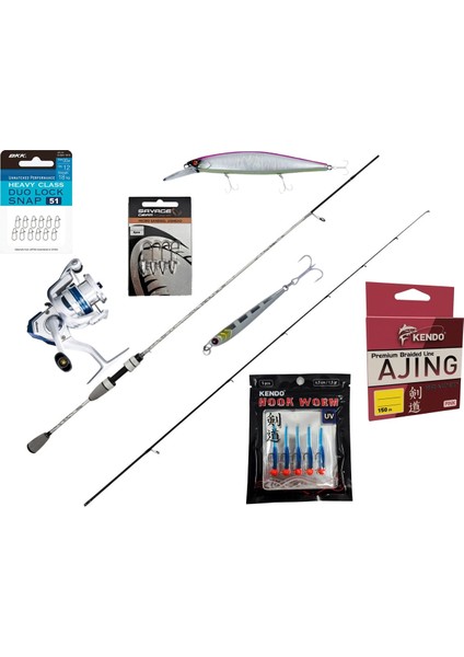 Aria 1000 +Okuma Kenshi Pro 1.83CM 0.3-3gr Lrf Olta Set