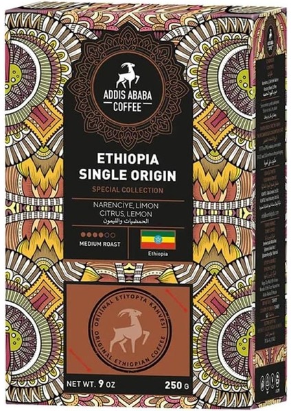 Ababa Etiyopya Single Origin Moka Pot 250G