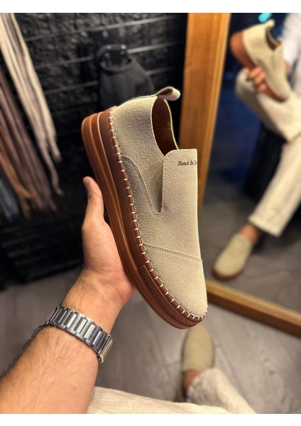 Bağcıksız Mevsimlik Süet Ayakkabı 019 Vizon fiyatları