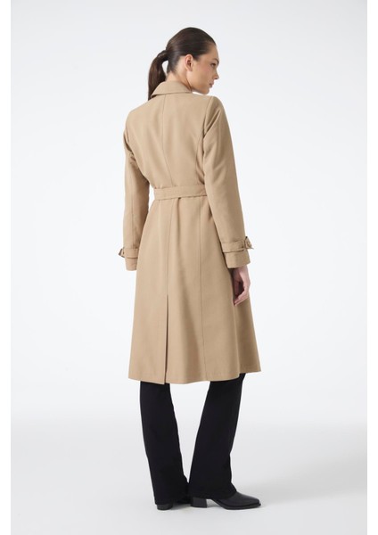 Gömlek Yaka Kuşaklı Trençkot indirimleri