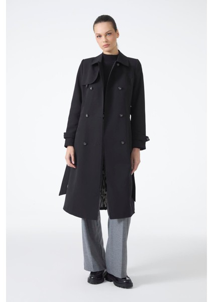 Gömlek Yaka Kuşaklı Trençkot fiyatları