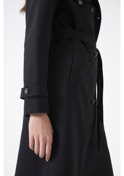 Gömlek Yaka Kuşaklı Trençkot indirimleri