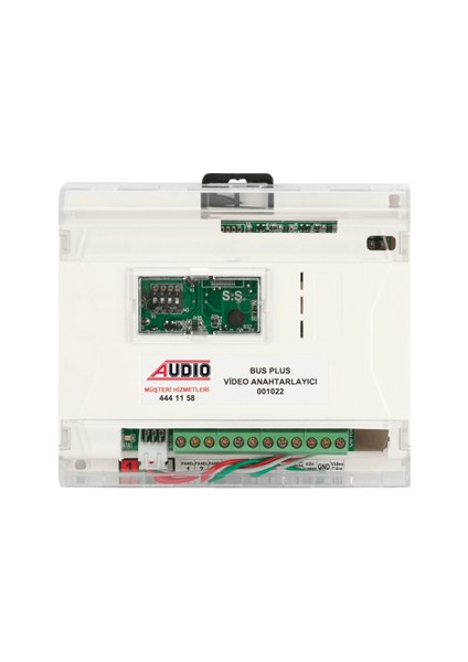 Audıo 001022 Bus Plus Video Anahtarlayıcı – Beyaz Şase