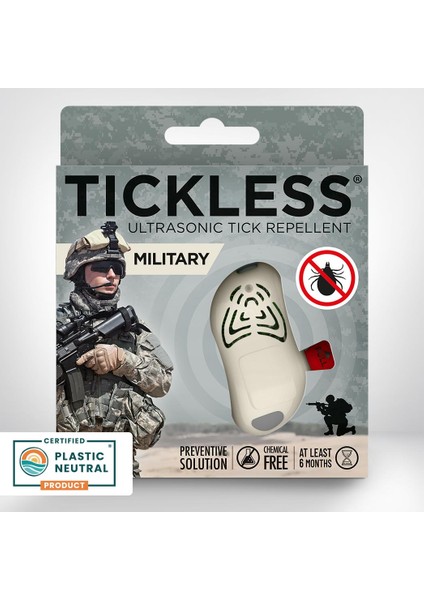 Military Ultrasonik Kene ve Pire Kovucu Askeri Taktik Cihaz Desert Bej