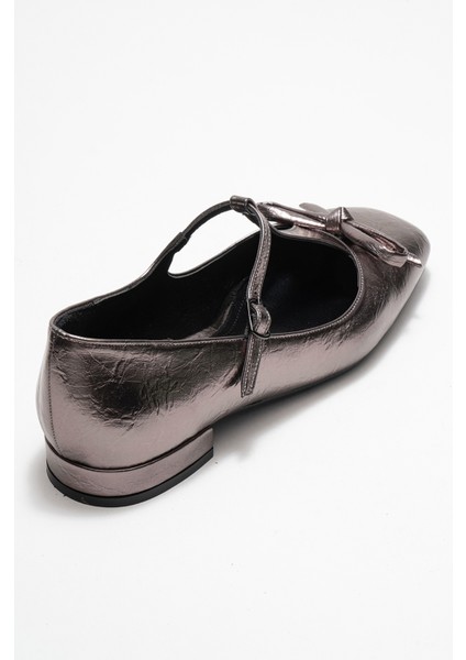 Lorena Platin Fiyonklu Kadın Babet Ayakkabı indirimleri