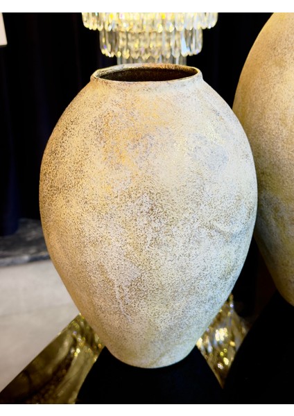 Seramik Dokulu Simli Vazo Seti fırsatları