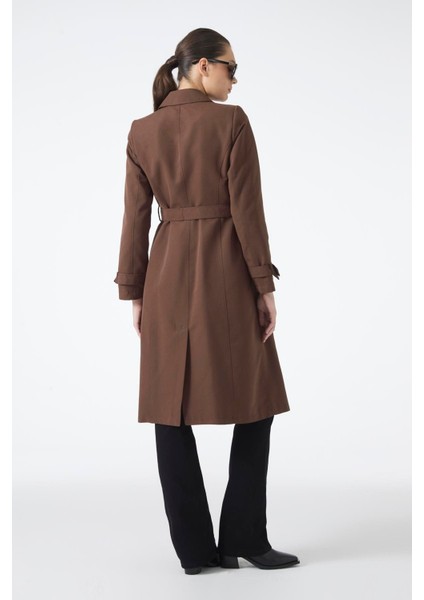 Gömlek Yaka Kuşaklı Trençkot indirimleri