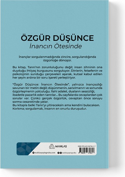 Yunus Emre Çakı - Özgür Düşünce: Inancın Ötesinde modelleri