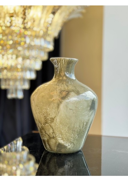 Mint Yeşili Cam Aurora Vazo Büyük Boy fiyatları