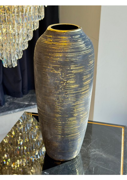 Siyah Seramik Trinity Vazo Büyük Boy modelleri