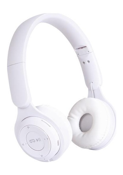 120 Saat Bekleme Süreli V5.0 Kulak Üstü Bluetooth Kulaklık Beyaz BLT-150