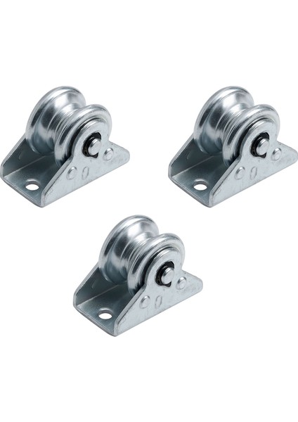 Muhafazalı Metal Ray Makara 30 mm Sürgülü Kapı Raylı Sistem Dayanıklı Galvanizli Tekerlek Mekanizma