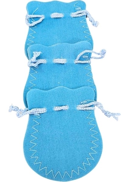 Kadife Kese Açık Mavi 50 Adet 6x8 Boy Takı, Altın Kesesi (Ipli & Büzgülü) fırsatları