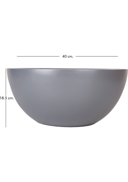 Fiber Bonsai Saksısı Yarım Antrasit 18,5X40 Cm. fırsatları