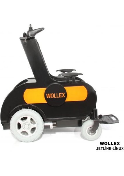 Wollex Refakatçi Sürüşlü Akülü Tekerlekli Sandalye | 500W Motorlu ve 250 kg Taşımalı Jetline Linux modelleri
