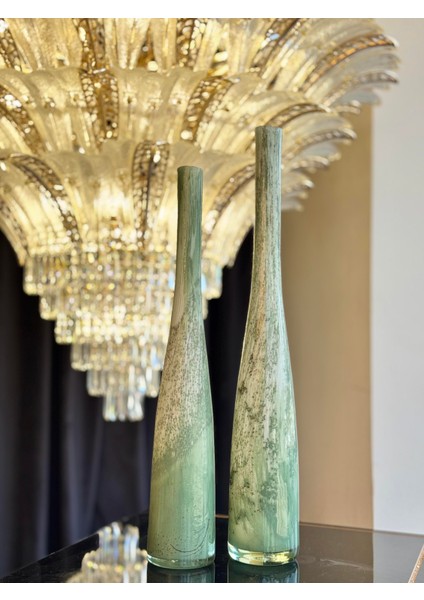 Summer Yeşil Cam Dekoratif Vazo Seti fiyatları