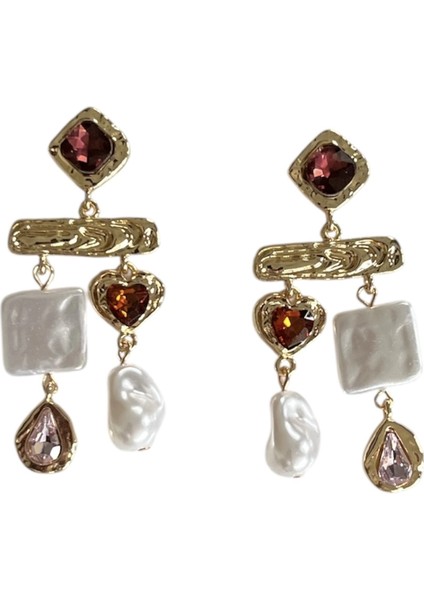 Sallantılı Charmlı Küpe