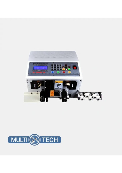 Multitech Otomatik Tekli ve Çoklu Kablo Kesme Sıyırma Makinesi | MT-K10T