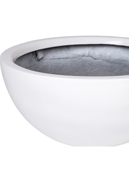 Fiber Bonsai Saksısı Yarım Beyaz 18,5X40 Cm. fiyatları