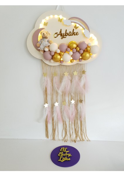 Bubble Ledli Bulut Bebek Kapı Süsü fiyatları